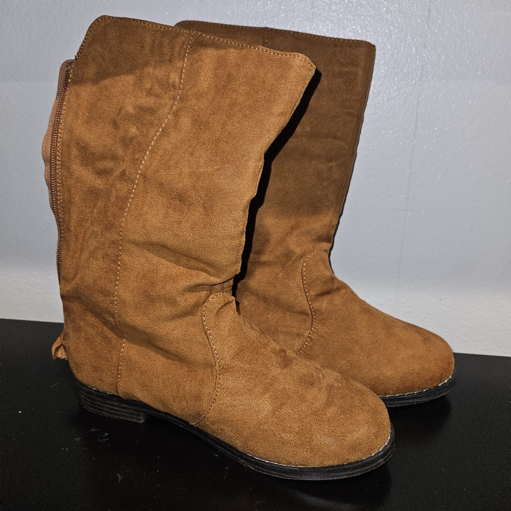 Brown Suede Boots